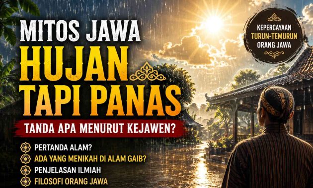 Mitos Jawa Hujan Tapi Cuaca Panas