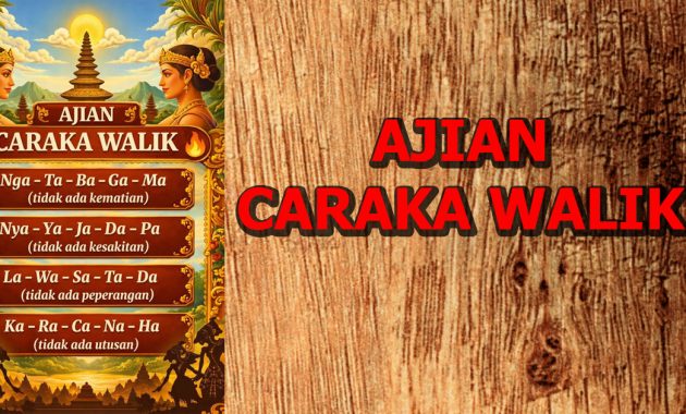 Pengertian Caraka Walik